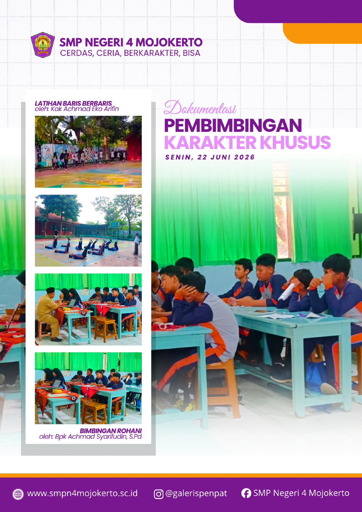 Pembimbingan Karakter Khusus, 22 Juni 2026