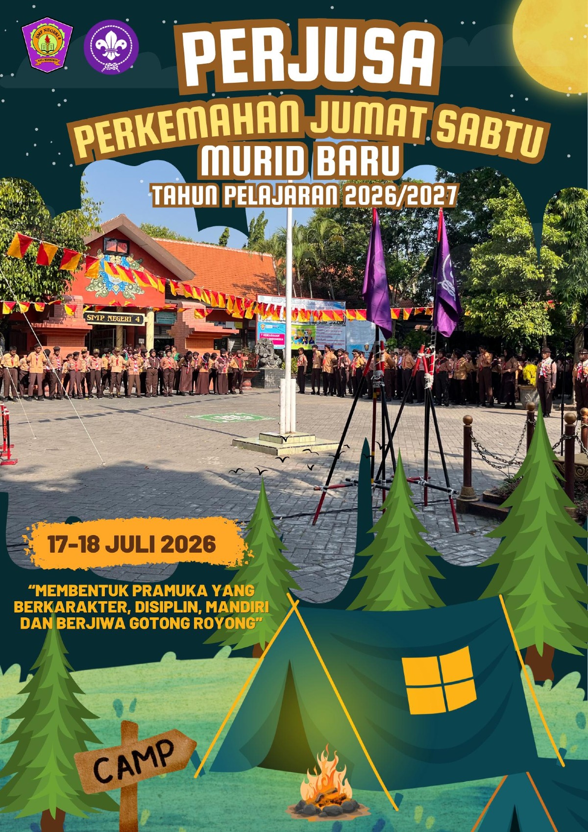 Perkemahan Murid Baru Kelas 7 Tahun Ajaran 2026/2027